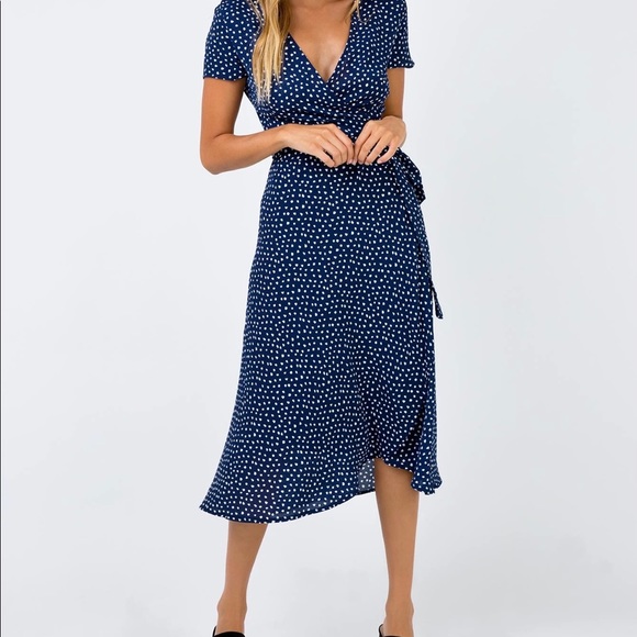 Princess Polly wrap midi dress - Picture 4 of 6
